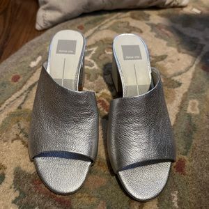 Metallic heels